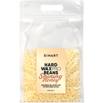 Hard Waxpro Beans Shining Honey віск для депіляції 500г S1420 фото
