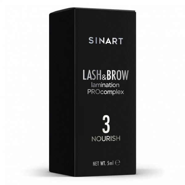 3 nourish lash & brow lamination procomplex composition for lamination