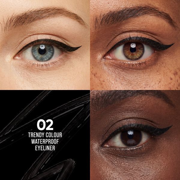 02 Trendy Color Waterproof Eyeliner eye eyeliner