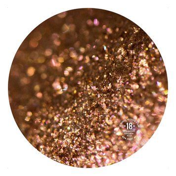 18 DIAMOND BROWN RED EyeShadow Sparkle