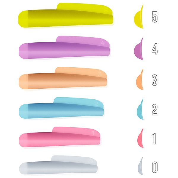 Silicone Curlers Silicone rollers for curling eyelashes