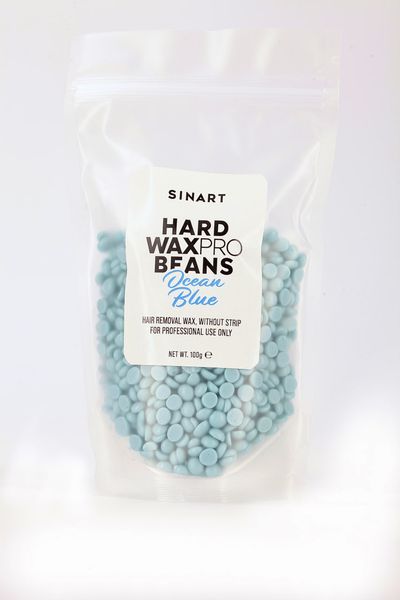Hard Waxpro Beans Ocean Blue Wax for depilation 100g