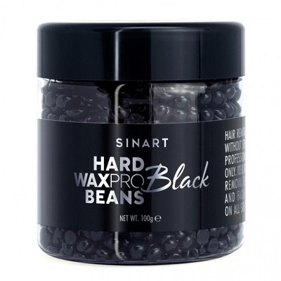 HARD WAXPRO BEANS BLACK віск для депіляції 100г S1307 фото