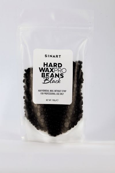 HARD WAXPRO BEANS BLACK віск для депіляції 100г S1307 фото