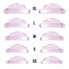 Silicone Curlers Pink Jelly rollers for curling eyelashes