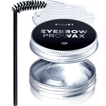 EYEBROW PRO WAX CRYSTAL 15ml віск для оформлення брів зі щіточкою S1320 фото