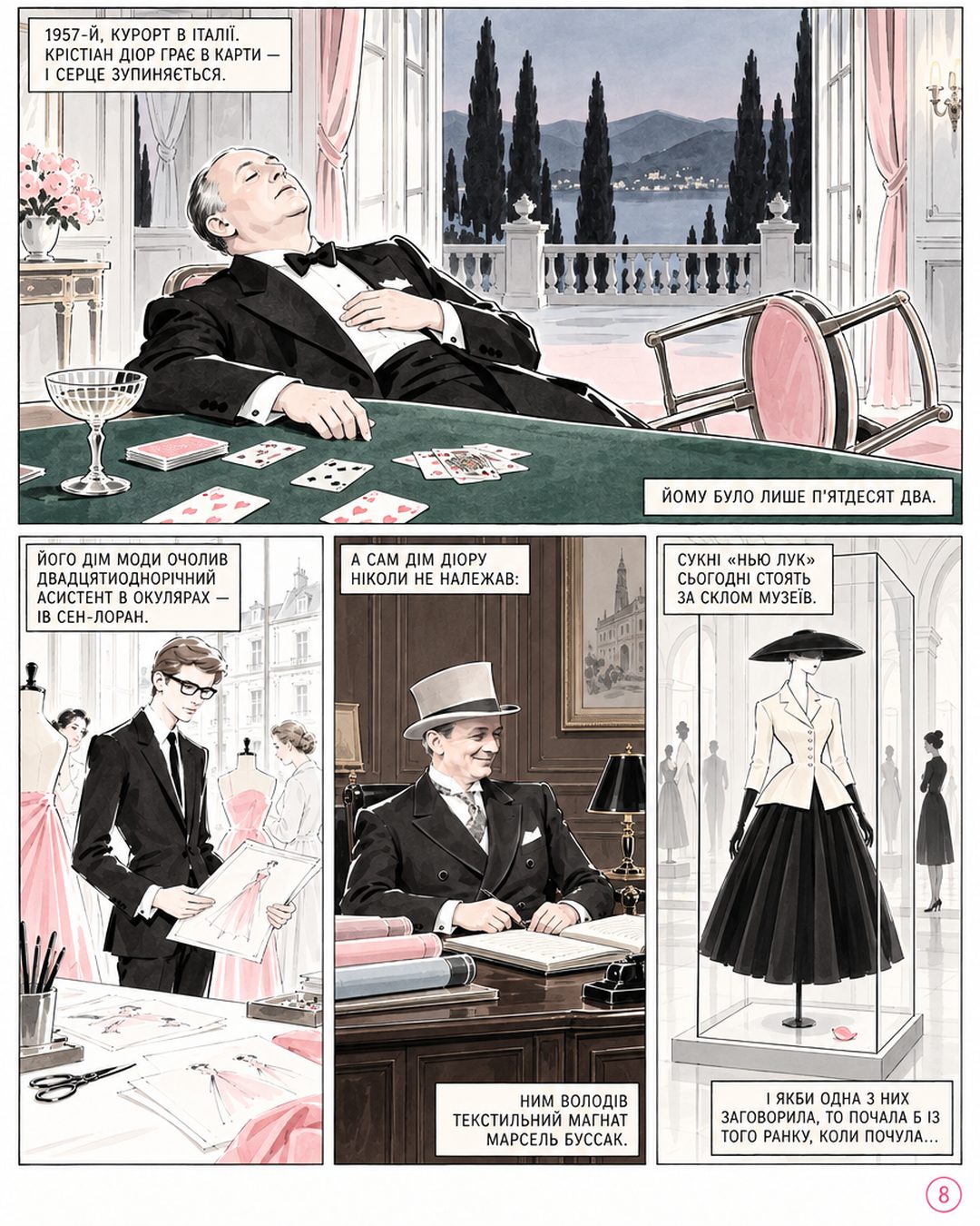 Комікс «Dior і New Look», сторінка 8